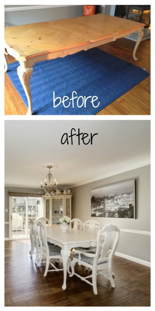 Before & After Dining Table