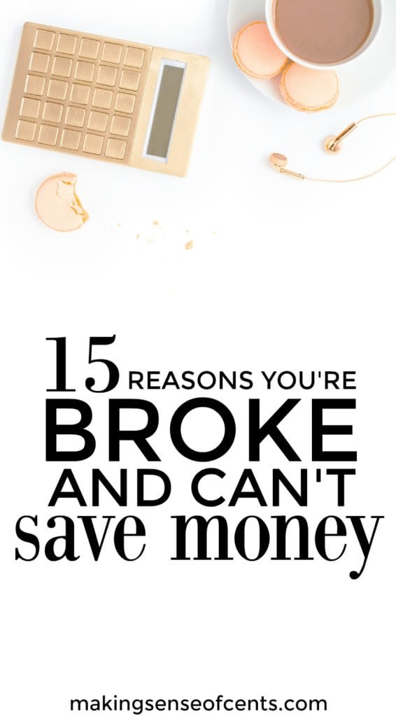 Do you feel like you're stuck and have no money? Read this post on the reasons you have no money and can't save money so that you can reach success!