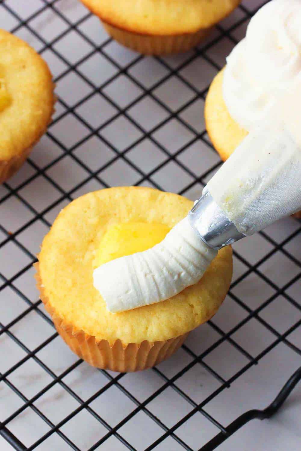 coconut-lemon curd cupcakes recipe