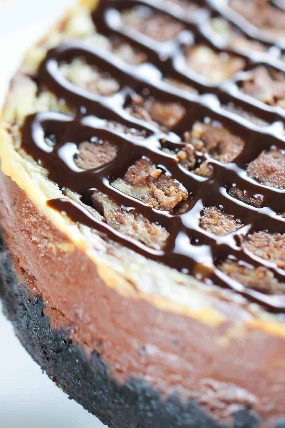 Instant Pot Chocolate Marble Cheesecake