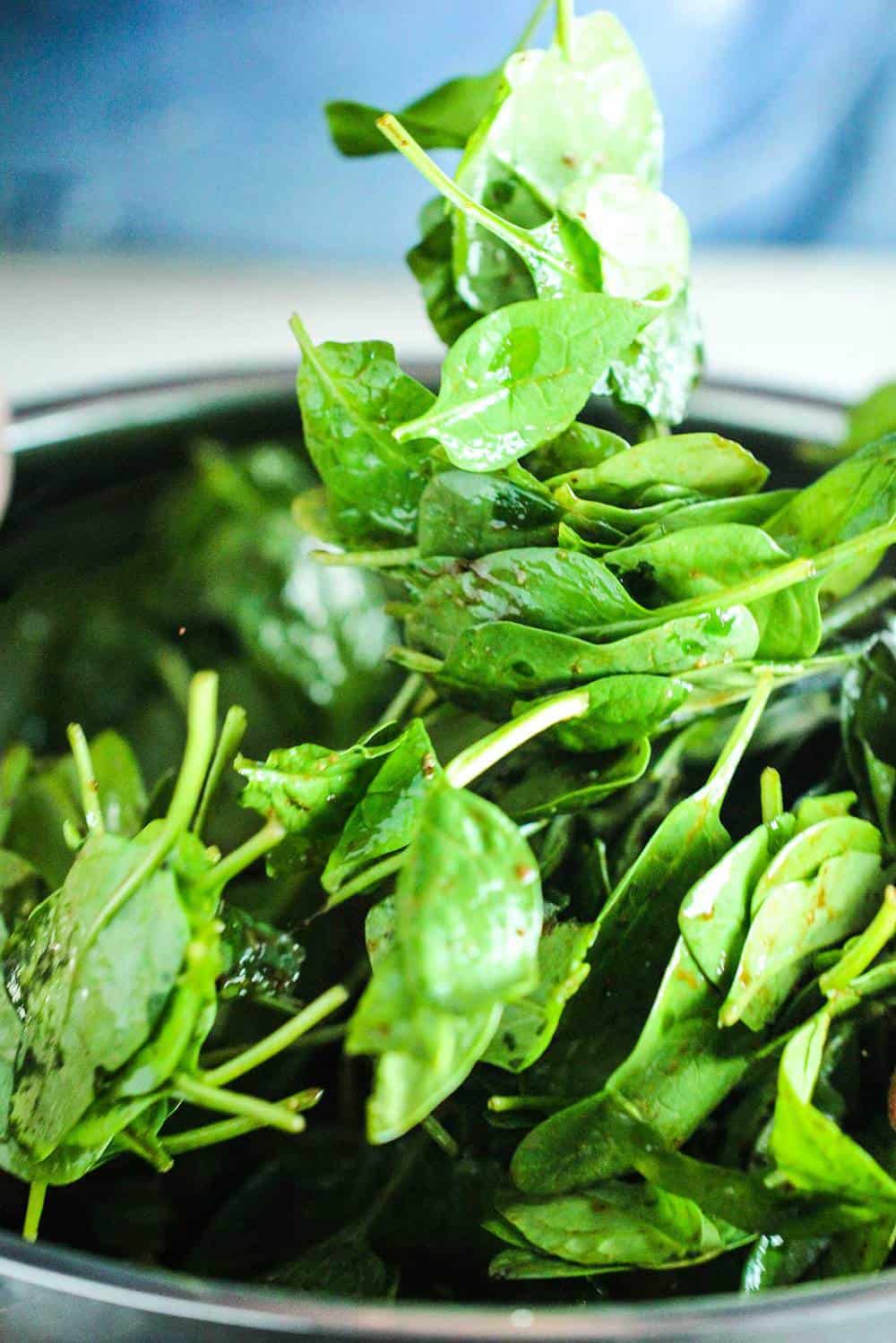 Warm Spinach and Bacon Salad recipe