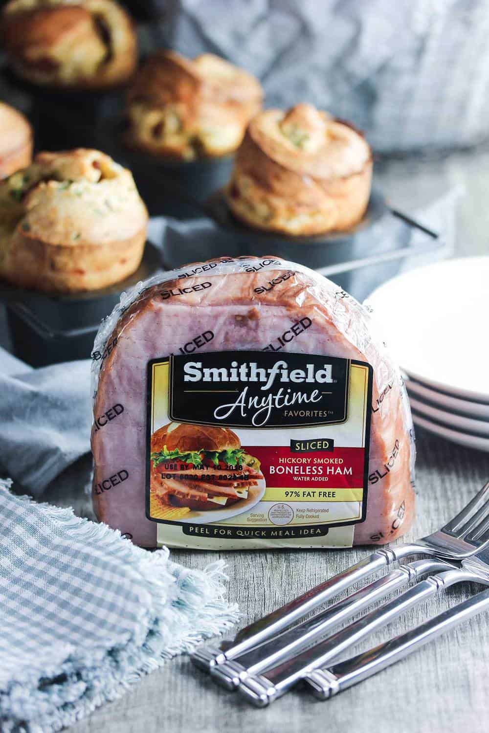 Ham and Gruyere Savory Popovers recipe