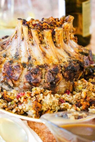 Royal Crown Roast with Stuffing recipe