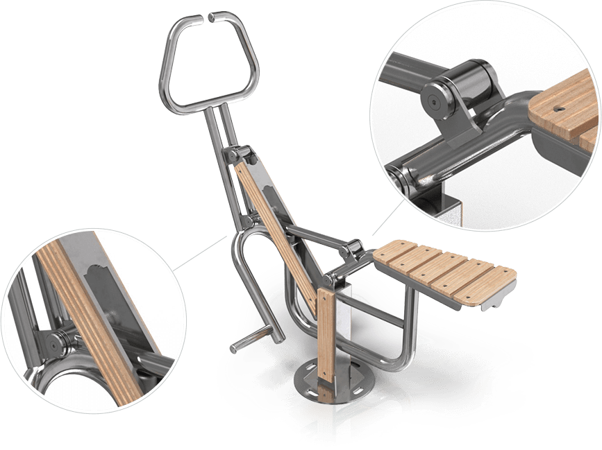 Nerez s teakovým obložením