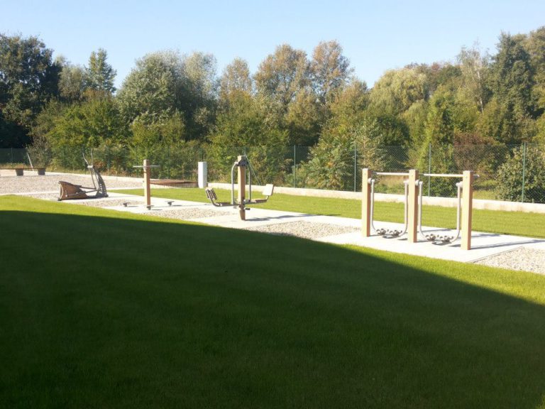 Venkovní fitness hřiště – Rezidence Magnolie, Libiš