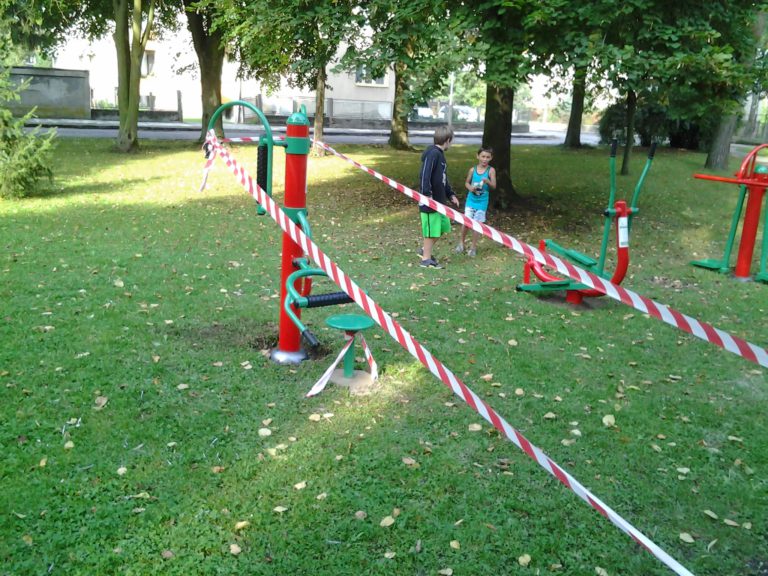 venkovní fitness stroje