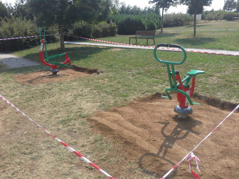 Venkovní fitness prvky, Brno Žebětín – Bešůvka