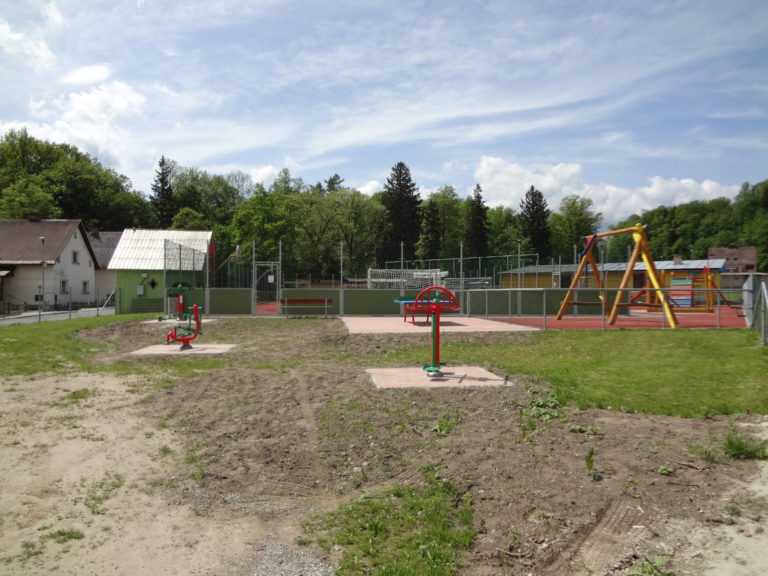 Venkovní fitcentrum ve sportovním areálu, Žulová
