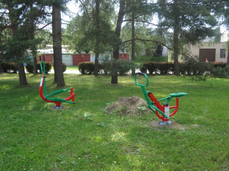 Venkovní fitness stroje, Nové Město na Moravě