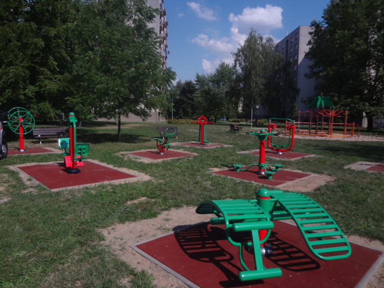 Venkovní fitpark, Pardubice III