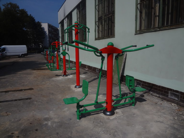 Venkovní fitness prvky, Gymnázium Brno Řečkovice