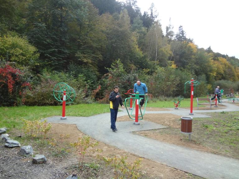 Venkovní fitness stroje, Brno – Bystrc