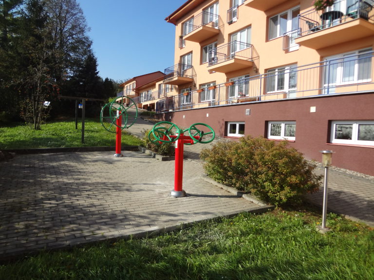 Venkovní fitness prvky, Domov pokojného stáří, Boršice
