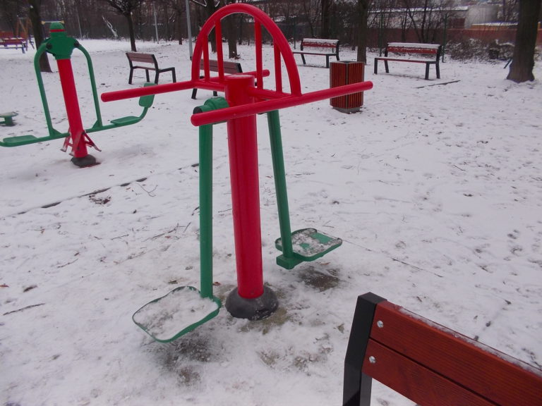 Venkovní fitness stroje, Praha – Hostivař