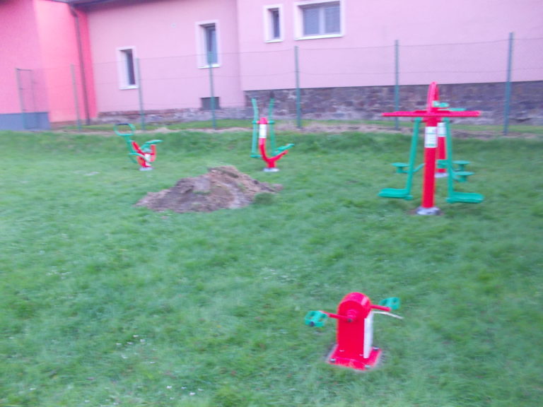 Venkovní fitpark,Mokré Lazce