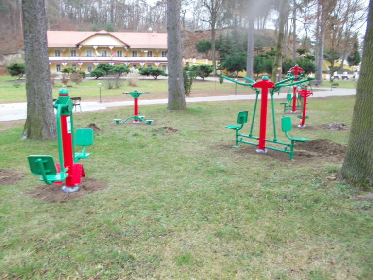 Venkovní fitpark, Lázně Mšené