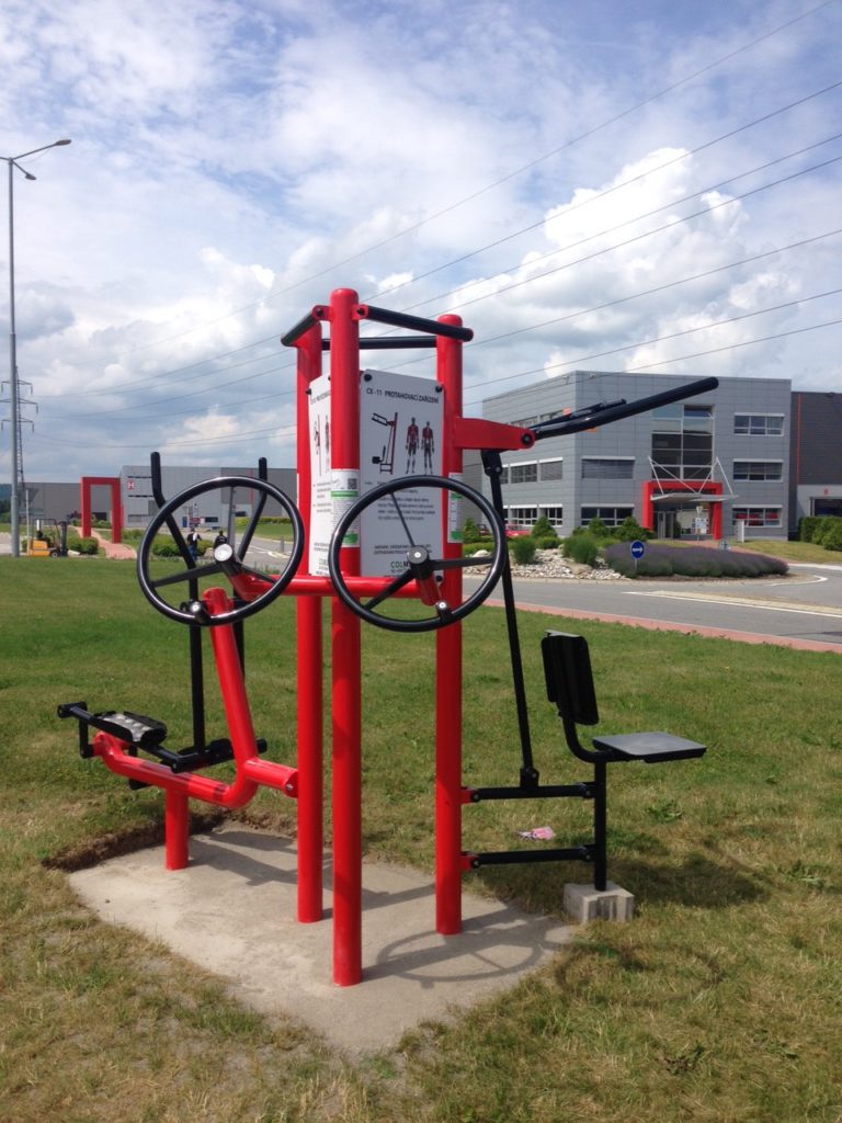 Venkovní fitness prvek, Střítež