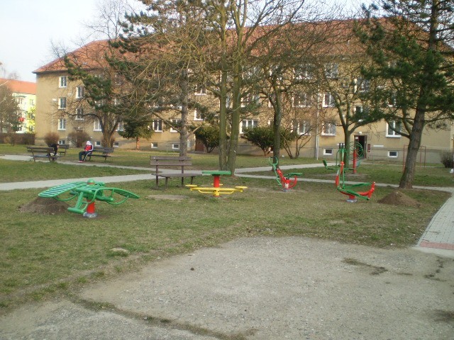 Venkovní fitness prvky, město Štětí