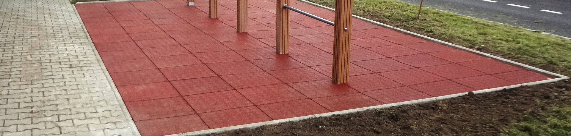 Protipádová pryžová dlažba