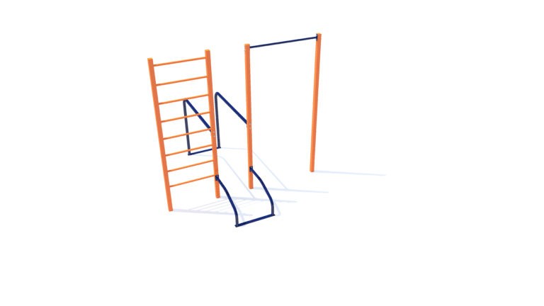 ZW 23 Žebřiny, hrazda, bradla, stálky