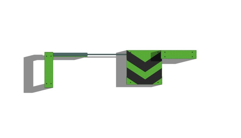 PS 07 Parkourová sestava stěnových lavic s hrazdou