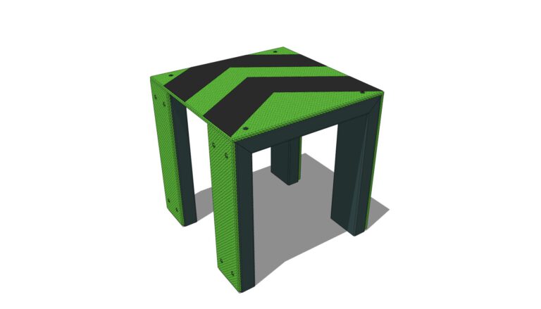 PW 03 Parkourová krychle nízká prázdná