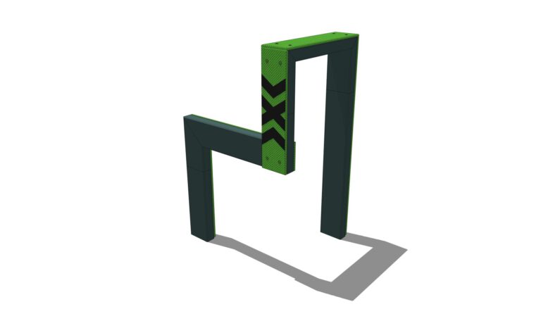 PW 09 Parkourová lavice stěnová jednoduchá