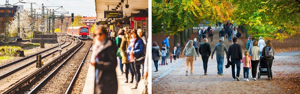 Místa pro desinfekční stojan