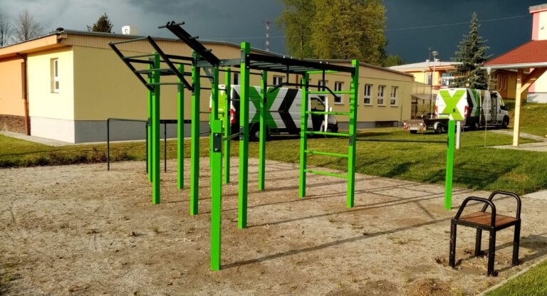 Street workout, České Budějovice – areál Domova mládeže