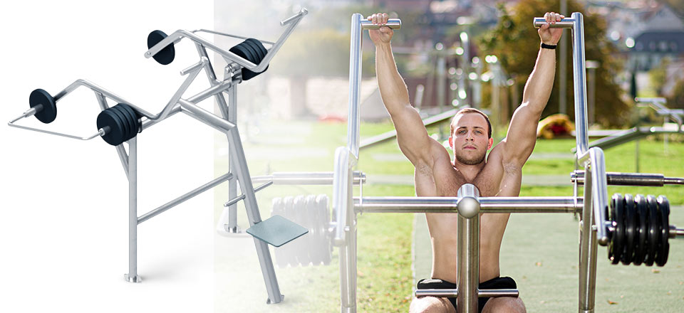 Posilovací stroje na ven