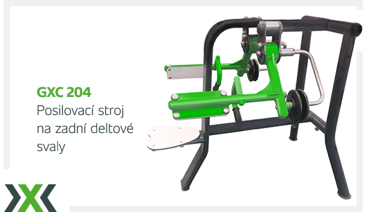GXC 204 Posilovací stroj na zadní deltové svaly