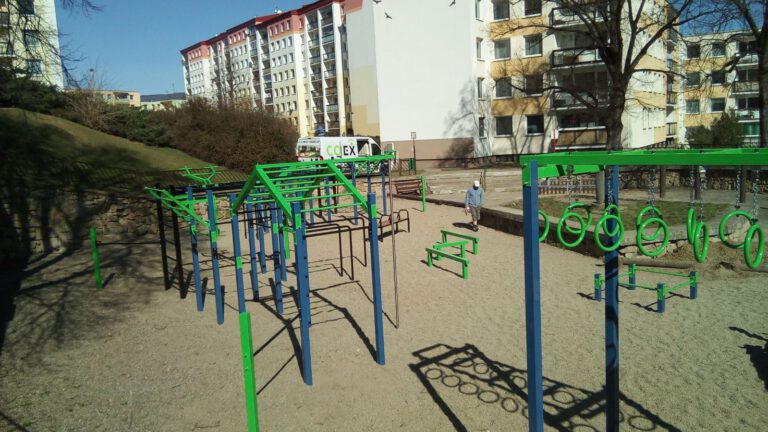 Venkovní fitpark, Ústí nad Labem