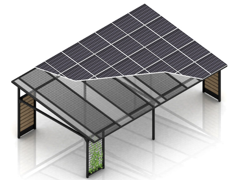 SRS 5×4 Fotovoltaický altán