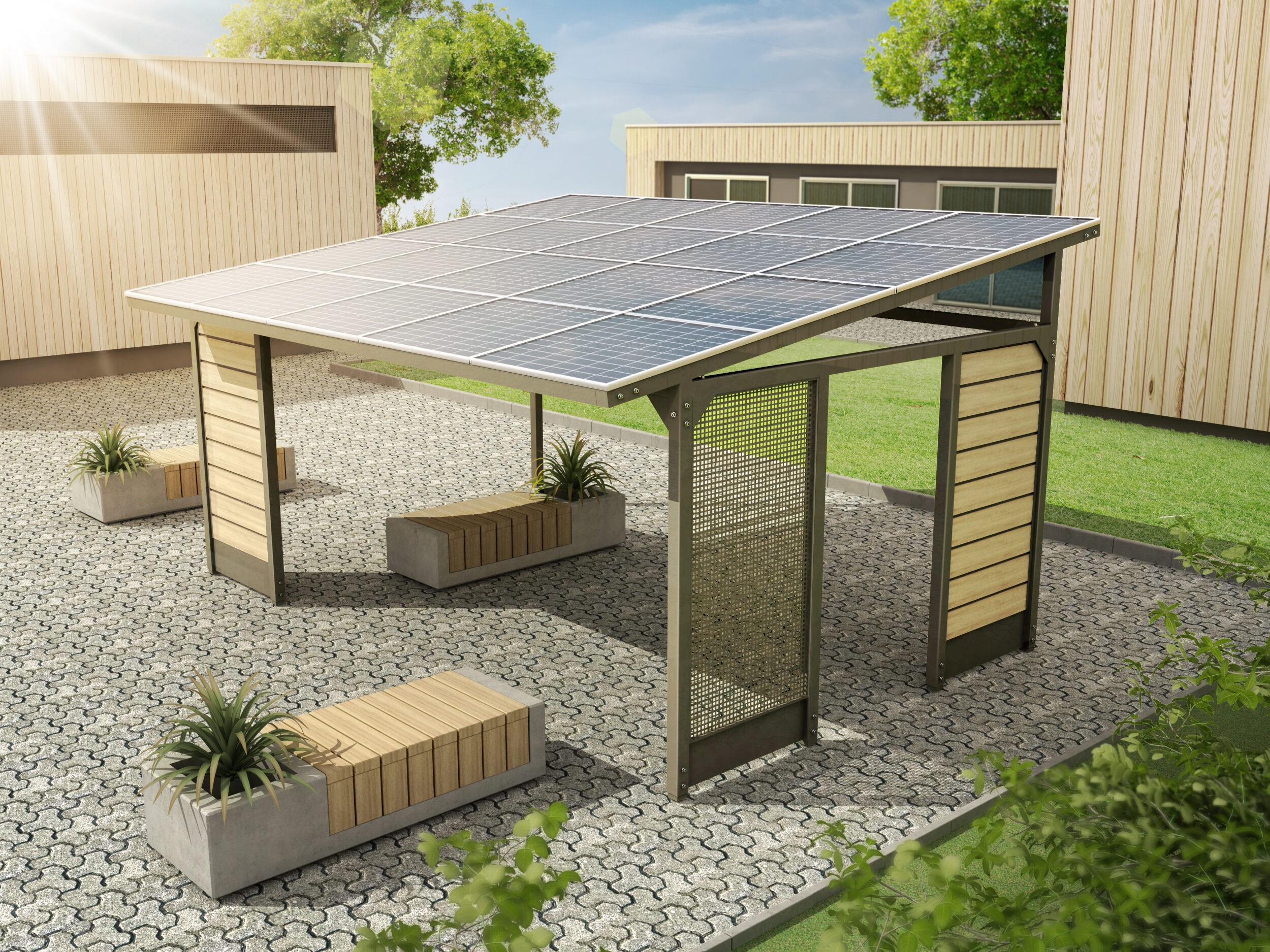 Tohle bude nový normál: když přístřešek, tak fotovoltaický