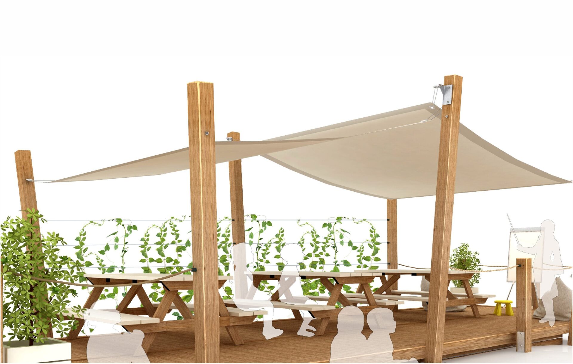 Řada Venkovní učebny