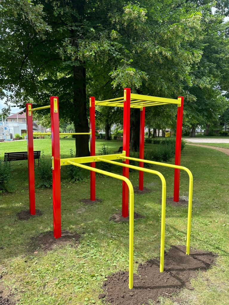 Street workout, koupaliště Litomyšl